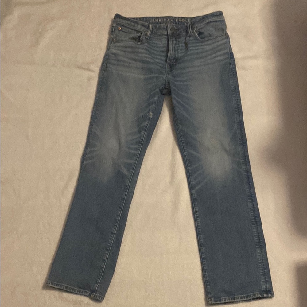 American Eagle Outfitters Blue Jeans Flex fit original boot cut GUC - Picture 1 of 11